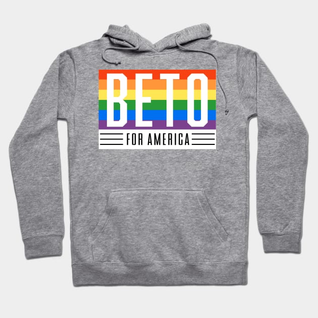 LGBTQ Beto O'Rourke For Texas 2024 | Beto For America | Beto Orourke 2022 Texas Governor | LGBT Gay Pride T-Shirt Hoodie by BlueWaveTshirts